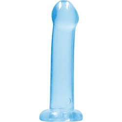Shots RealRock Non Realistic Dildo με Βεντούζα 17cm Μπλε