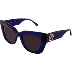 Lancel LA91026-C03 Γυναικεία Γυαλιά Ηλίου Πεταλούδα Κοκάλινα Μπλε με Καφέ Φακό