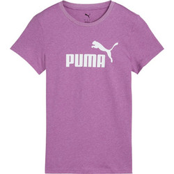Puma ESS+ No.1 Logo Heather Tee Γυναικείο Αθλητικό T-Shirt Φούξια 684969-89