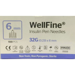 Ambitas WellFine Βελόνες Ινσουλίνης 31G 6mm 100τμχ