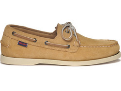 Sebago Portland Flesh Out Ανδρικά Μοκασίνια Boat Shoes Καστόρινα Ταμπά L7111PTW-W6FR