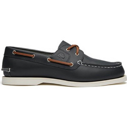 Timberland Ανδρικά Μοκασίνια Boat Shoes Δερμάτινα Navy Μπλε TB0A2Q9XEP81