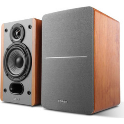 Edifier P12 Ζεύγος Ηχείων Hi-Fi Βιβλιοθήκης 100W 2 Δρόμων Brown