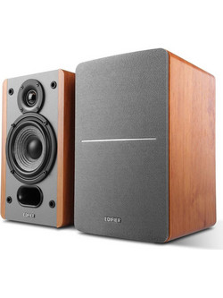Edifier P12 Ζεύγος Ηχείων Hi-Fi Βιβλιοθήκης 100W 2 Δρόμων Brown