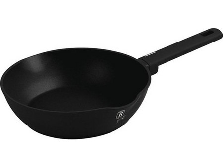 Berlinger Haus Matte Black Collection Wok Αλουμινίου Αντικολλητικό 24cm BH-8177