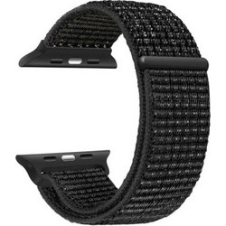 Ksix Comfy Λουράκι Υφασμάτινο Black (Apple Watch 38 / 40 / 41mm)