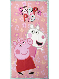 Cerda Peppa Pig Παιδική Πετσέτα Θαλάσσης Microfiber Ροζ 70x140cm 2200010137
