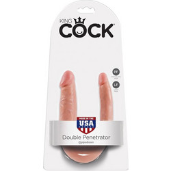 Pipedream King Cock Penetrator Small Διπλό Dildo 12.7cm Flesh