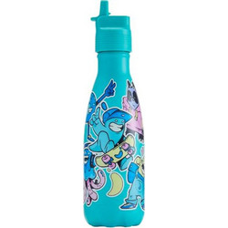 Chilly's Original Kids Sticker Παιδικό Παγούρι Θερμός Ανοξείδωτο BPA Free Τιρκουάζ 350ml
