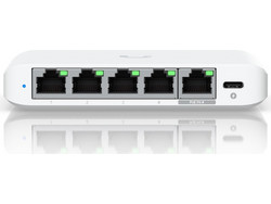 Ubiquiti UniFi Flex Mini 2.5G Managed Switch με 4 Θύρες Ethernet 1000Mbps και 1 SFP θύρα