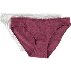 Dorina Joyce Βαμβακερά Γυναικεία Slip με Δαντέλα 2Pack D00940X-X43
