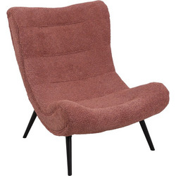 Pakoworld Μπερζέρα Ροζ Silla 110-000080
