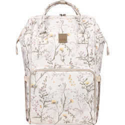 KikkaBoo Siena Luxe Secret Garden Τσάντα Αλλαξιέρα Πλάτης Μπεζ