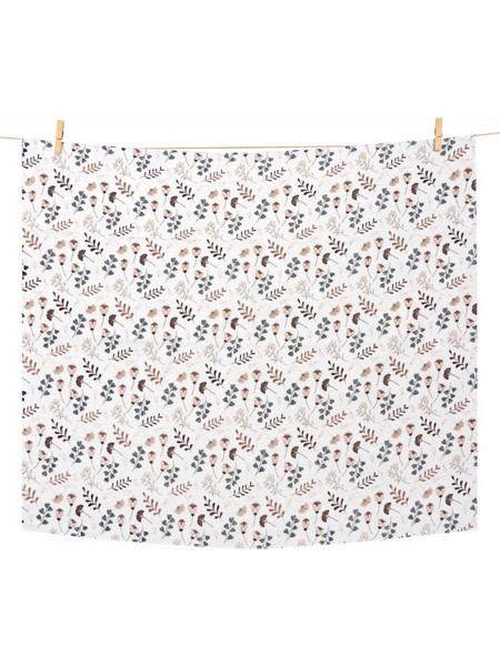 Jukki Boho Garden Πάνα Αγκαλιάς Φανελένια Μπεζ 80x70cm