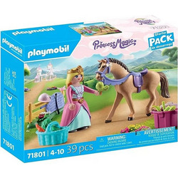 Playmobil Princess Magic Starter Pack Πριγκίπισσα με Άλογο Ιππασίας για 4-10 Ετών 71801