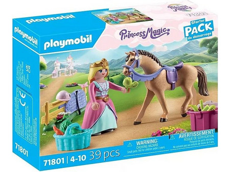 Playmobil Princess Magic Starter Pack Πριγκίπισσα με Άλογο Ιππασίας για 4-10 Ετών 71801