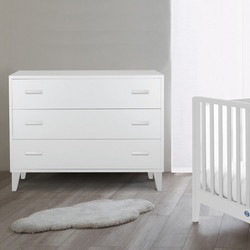 Pali Win Βρεφική Συρταριέρα Λευκή 115x51x85cm 0535WINB