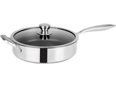 Cheffinger Σωτέζα Ανοξείδωτη με Καπάκι 28cm CF-PDF28