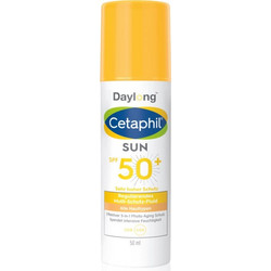 Cetaphil Daylong Multi-Protection Αντηλιακό Γαλάκτωμα Προσώπου Αντιγηραντικό SPF50+ 50ml
