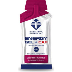 Scientiffic Nutrition Energy Gel + Caf Red Fruits 25gr