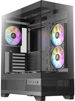 Antec CX700 ARGB Black Midi Tower Κουτί Υπολογιστή RGB με Πλαϊνό Παράθυρο