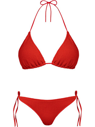 Rock Club Bikini Set Τριγωνάκι Κόκκινο BP-5004