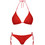 Rock Club Bikini Set Τριγωνάκι Κόκκινο BP-5004