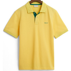 Gant Ανδρική Μπλούζα Polo Κοντομάνικη Κίτρινη 3G2062026-714
