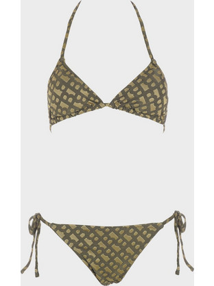 Gsecret Bikini Set Τριγωνάκι Χακί C6237-32894