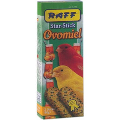 Raff Star Stick Ovomiel Canaries with Egg & Honey 60gr 10τμχ