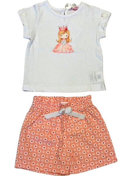 Babylon Παιδικό Σετ για Κορίτσι Καλοκαιρινό Μπεζ Κοραλί 11515133