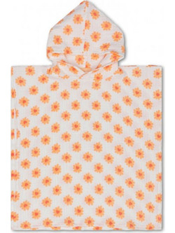 Fresk Essentials Παιδικό Πόντσο Θαλάσσης Microfiber Λευκό 52x52cm SWE-2023SW1262