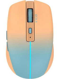 Inca IWM-511RT Ασύρματο Bluetooth Ποντίκι Orange Light Blue