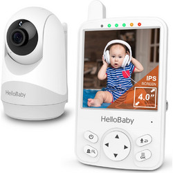 Hellobaby HB6241 Ασύρματη Ενδοεπικοινωνία Μωρού με Κάμερα & Οθόνη 4" και Αμφίδρομη Ομιλία