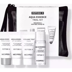 Medi-Peel Peptide 9 Aqua Essence Facial Cleanser 15ml + Peptide 9 Aqua Essence Toner 20ml + Peptide 9 Aqua Essence Lifting Ampoule 15ml + Peptide 9 Volume Tox Cream Pro 15gr