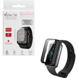 Volte-Tel Πλαστική Θήκη Tempered Glass για Honor Band 9 Μαύρη