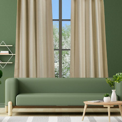 WhiteEgg Κουρτίνα Παραθύρου με Τρουκς 140x260 K0184-4 Ecru