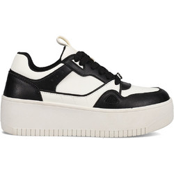 Migato Γυναικεία Sneakers Flatforms Μαύρα Εκρού 100017555-014