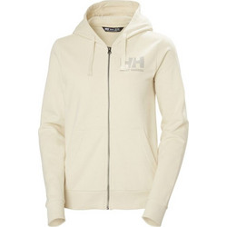 Helly Hansen Γυναικεία Ζακέτα Φούτερ Μακριά με Κουκούλα και Φερμουάρ Εκρού 34461-034
