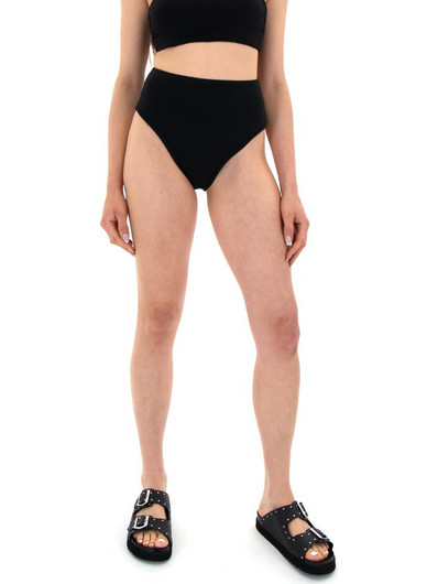 Moutaki Ψηλόμεσο Bikini Slip Μαύρο 25.03.78