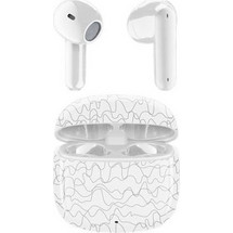 Cellular Line Music Sound Fancy Ακουστικά Bluetooth In Ear White Black
