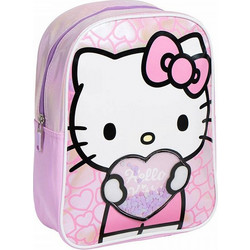 Cerda Hello Kitty Σχολική Τσάντα Πλάτης Νηπιαγωγείου Ροζ 2100005851