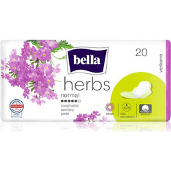 Bella Herbs Verbena Normal Σερβιέτες με Φτερά για Κανονική Ροή 5 Σταγόνες 20τμχ