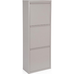 Bizzotto Παπουτσοθήκη Μεταλλική Fredys Εκρού M50xΠ25xY133cm 0748739