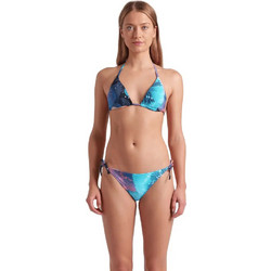 Arena Water Print Bikini Set Τριγωνάκι Τιρκουάζ Μωβ 007085-301