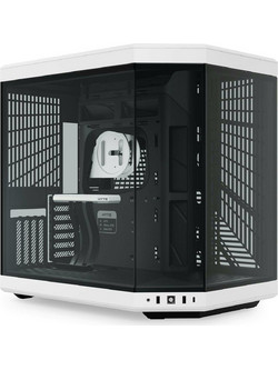 Hyte Y70 Black White Gaming Midi Tower Κουτί Υπολογιστή με Πλαϊνό Παράθυρο