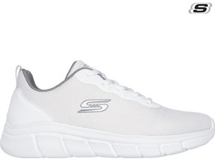 Skechers Bobs B Flex Ανδρικά Sneakers Λευκά 118109-W