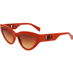 Liu Jo LJ800S 223 Γυναικεία Γυαλιά Ηλίου Cat Eye Κοκάλινα Κόκκινο με Καφέ Degradee Φακό