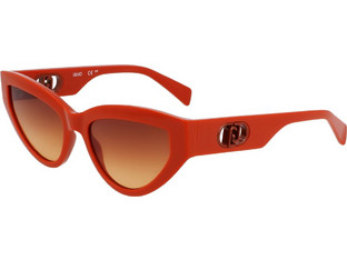 Liu Jo LJ800S 223 Γυναικεία Γυαλιά Ηλίου Cat Eye Κοκάλινα Κόκκινο με Καφέ Degradee Φακό