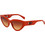 Liu Jo LJ800S 223 Γυναικεία Γυαλιά Ηλίου Cat Eye Κοκάλινα Κόκκινο με Καφέ Degradee Φακό